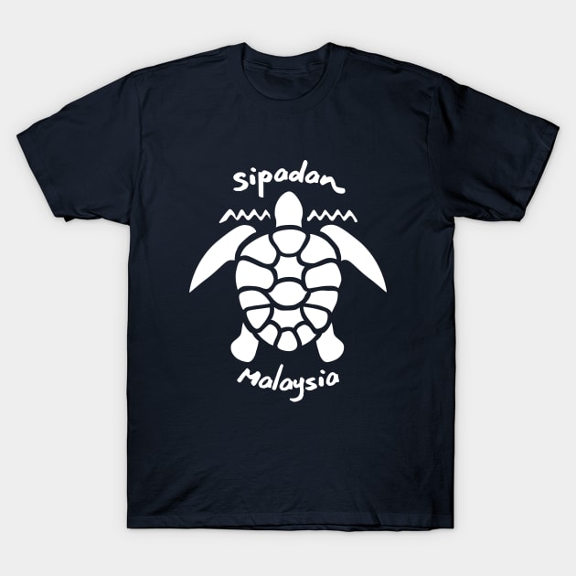 Diving with Sea Turtles at Sipadan Island, Malaysia T-Shirt by TMBTM